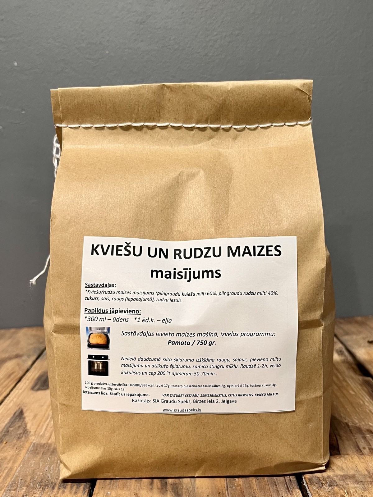 Kviešu/Rudzu maizes maisījums