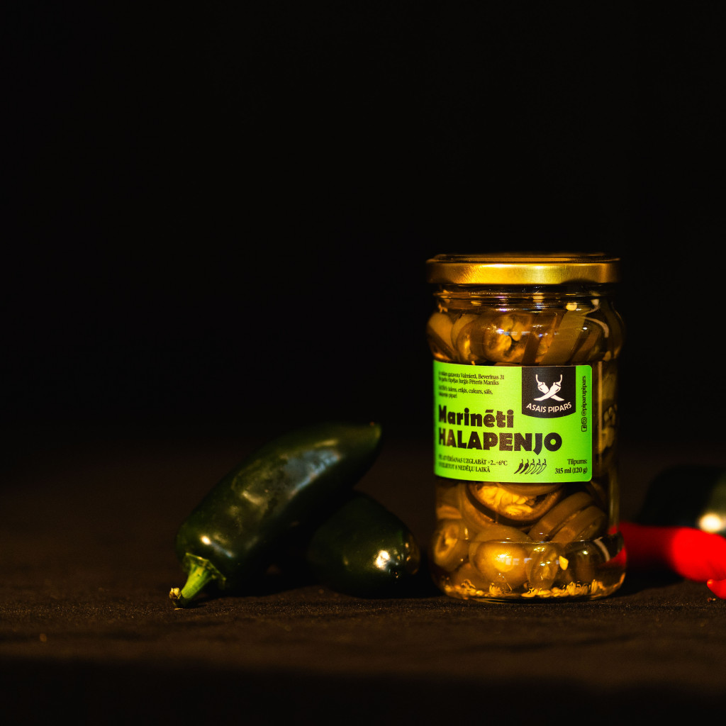 Marinēti halapenjo pipari 120g/315ml