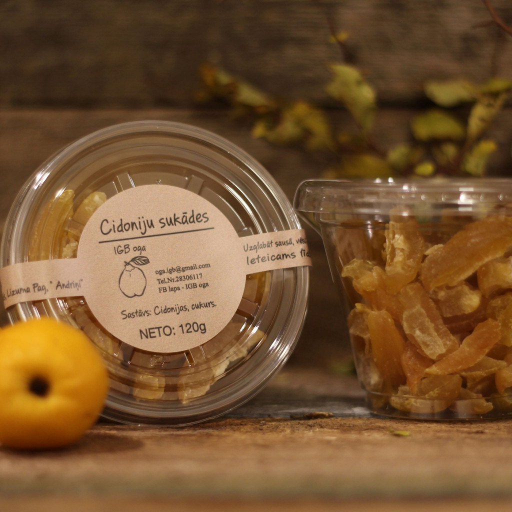 Cidoniju sukādes klasiskās 120g