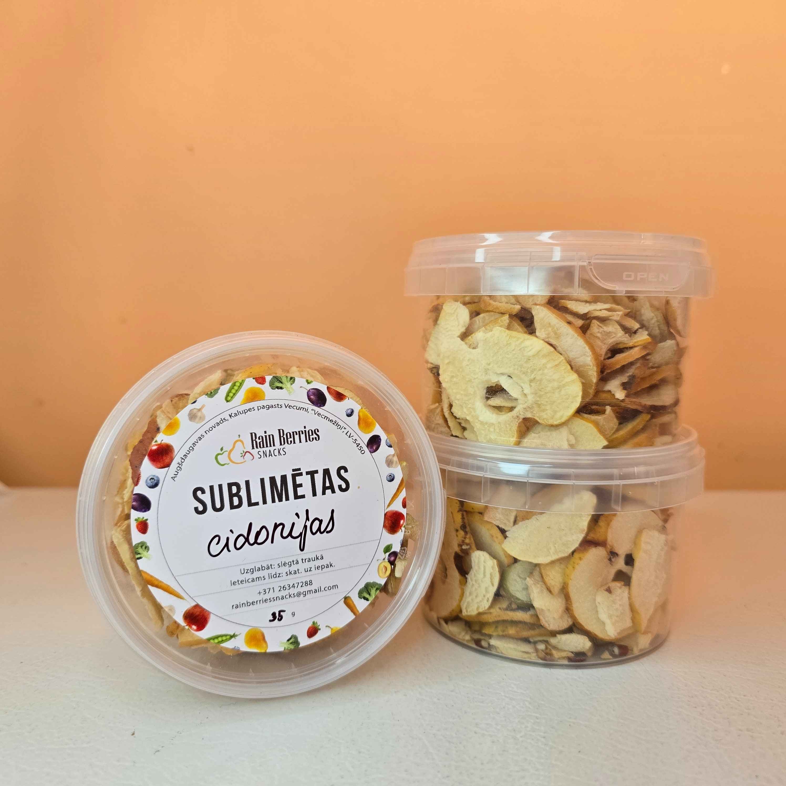 Sublimētas cidonijas 35g