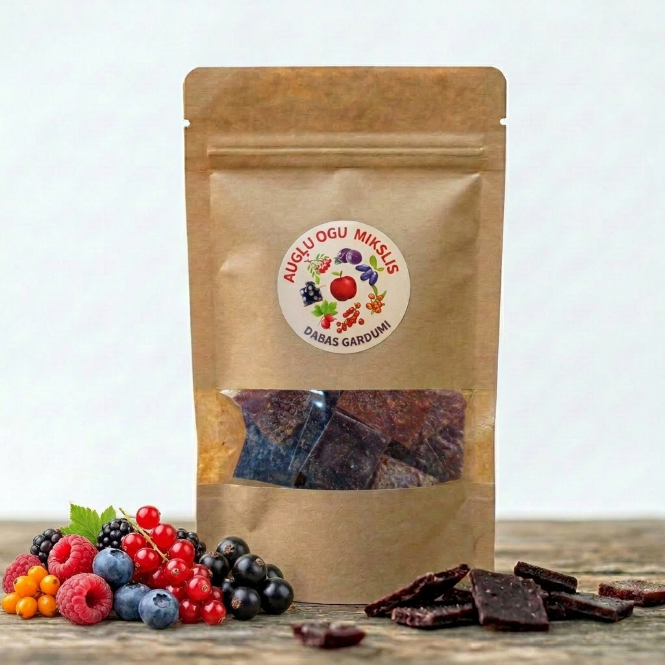 Augļu - ogu konfektes, asorti, 60g