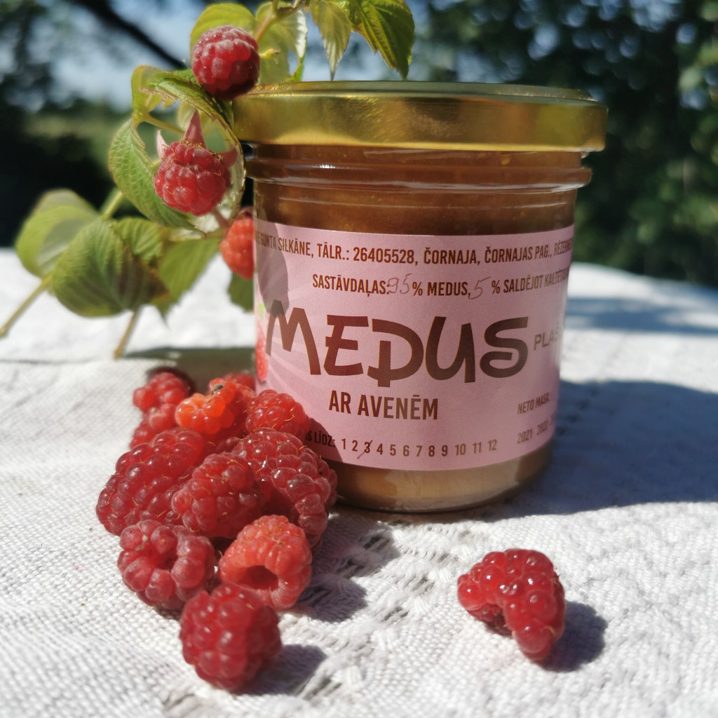 Medus su avietėmis