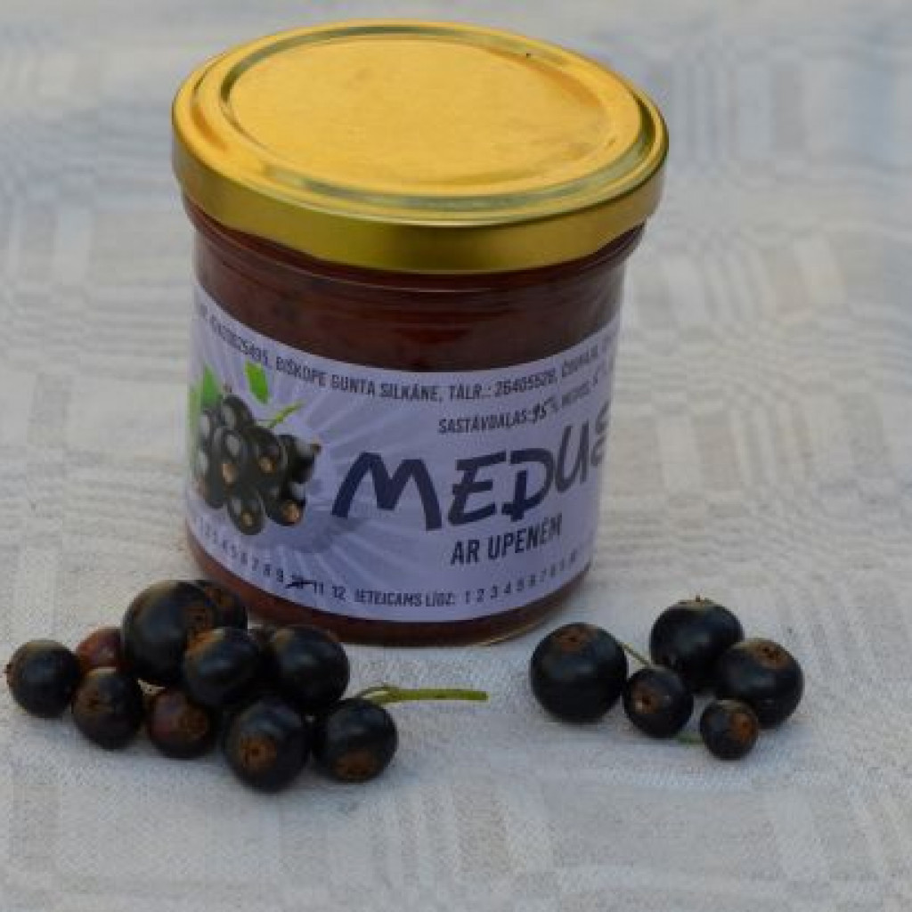Honey with blackcurrants