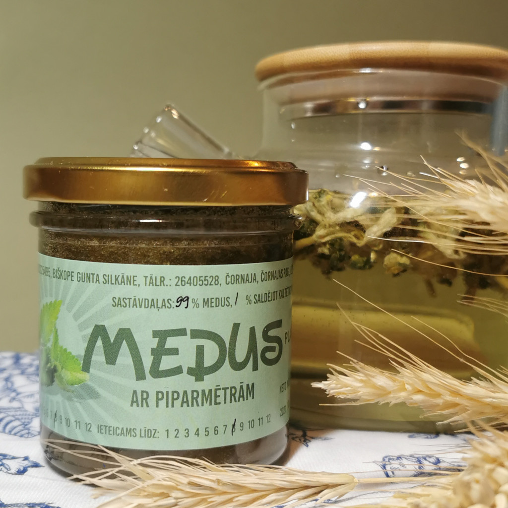 Medus su pipirmėtėmis