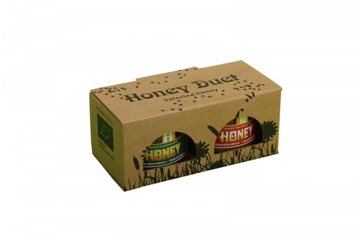 Medaus rinkinys HONEY DUET 2x75 g
